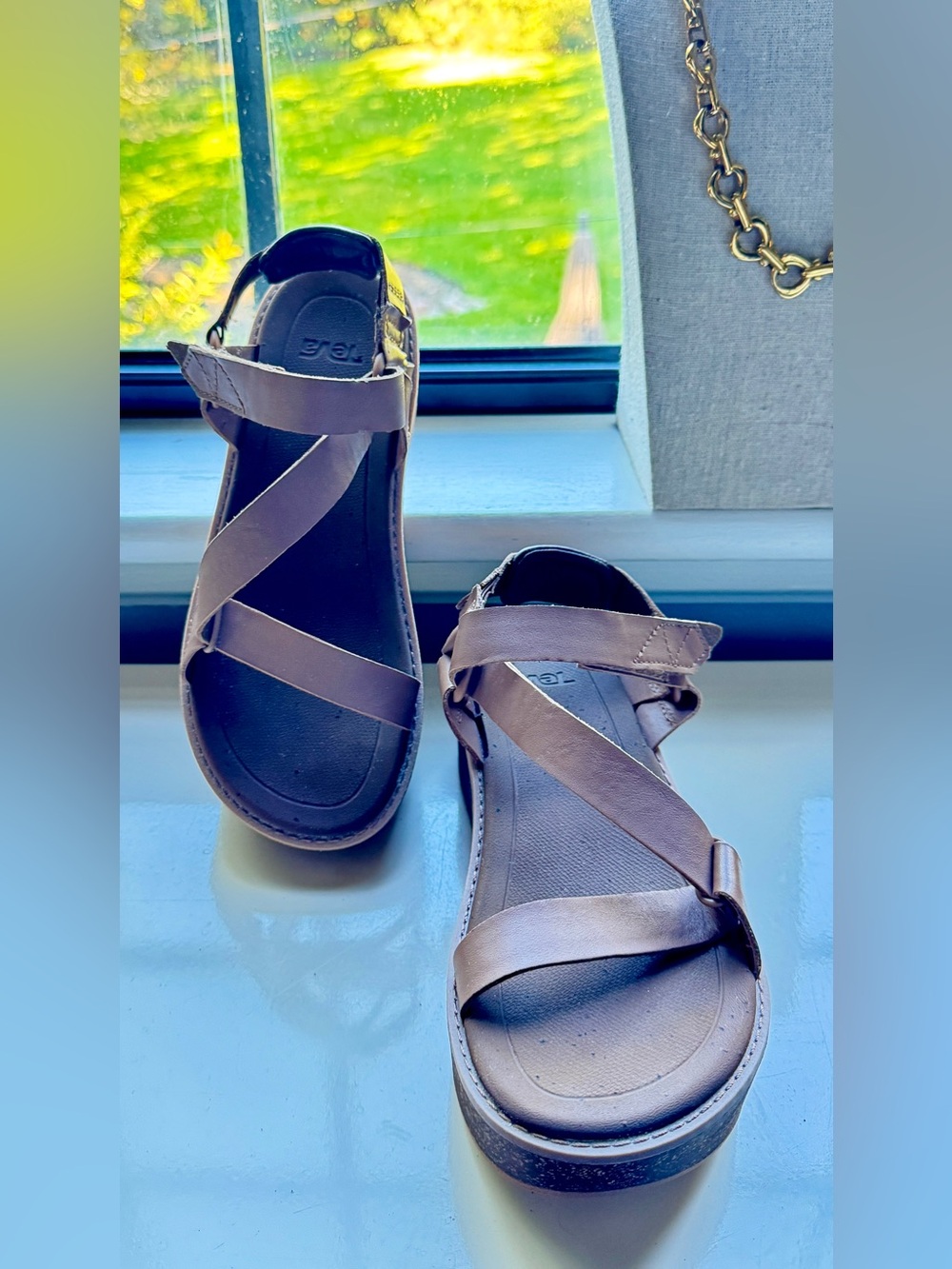 Teva Women's Brown Taupe Strappy Sport Sandals